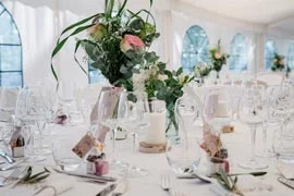 wedding planner à Dijon - décoration de table