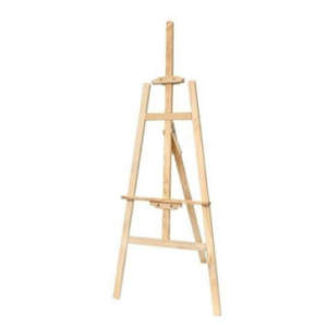 Chevalet de peintre en bois en location