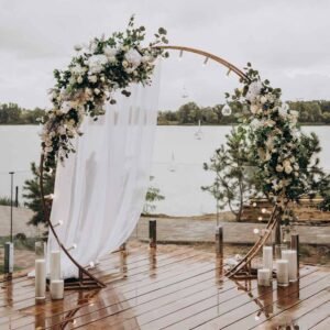 Arche double rond en metal