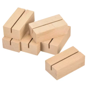Porte nom en bois 7 cm