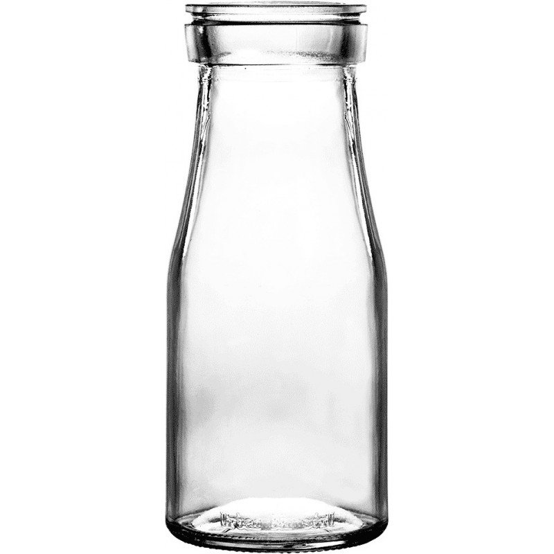 Bouteille de lait en verre