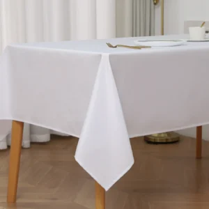 Nappe carrée blanche