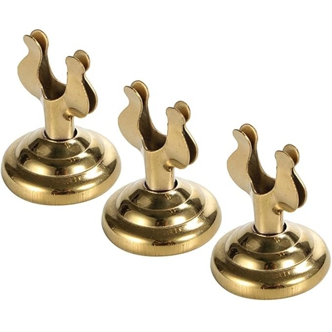 Porte nom en métal doré