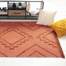 Tapis Inca terracotta