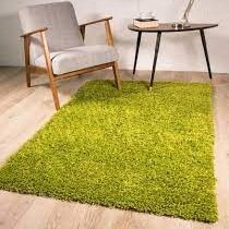 Tapis Shaggy vert