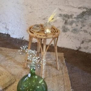 Tabouret June en rotin