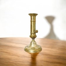 Bougeoir poussoir laiton